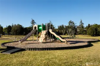 Community playground and picnic area.