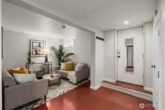 Outside Entry to Lower Level