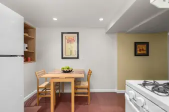 Dining Area in Lower Kitchen