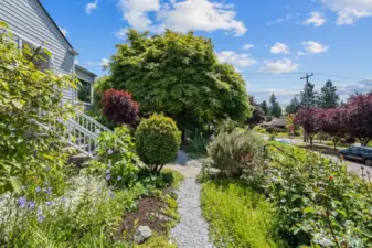 Walkways around Home to Access Garden Spaces