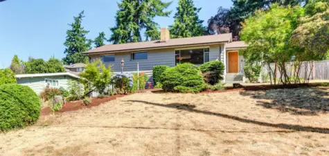 Main level with 3 bedrooms & downstairs basement W/ family room.