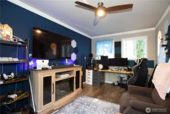 A look inside the man cave/she shed. Fully insulated, power and internet! Work or play!!!