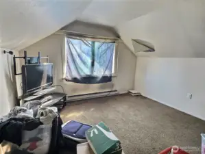 Loft style room upstairs