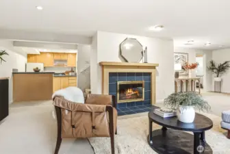 Wet bar off the family room