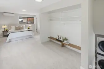 Plenty of closet space