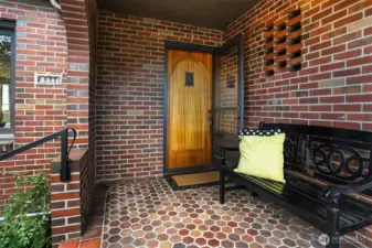 Fabulous front porch.