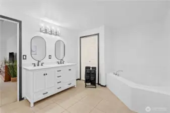 Master-bedroom ensuite, main living
