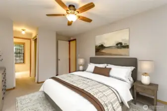 Primary Bedroom 2nd floor Image has been virtually staged