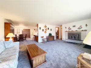 Also a wood burning insert