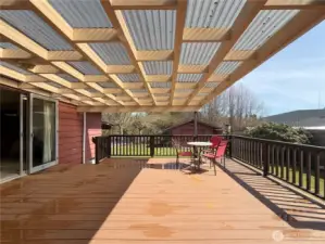 Another view of the deck