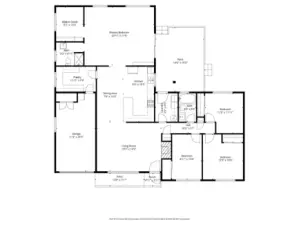1880+ square feet of single level living