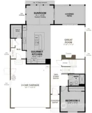 Floorplan Main floor