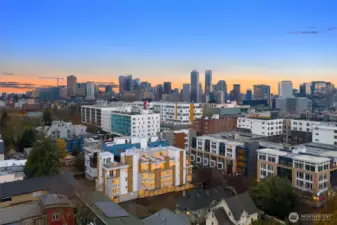 End your tour with breathtaking aerial views of the bustling Capitol Hill neighborhood. With a 98 Walk Score, you’re steps away from vibrant city life, iconic spots, and seamless convenience.