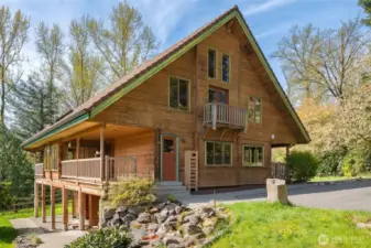 Gorgeous Pan Adobe home with wrap around porches!