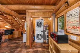 Newer washer and dryer come with the home