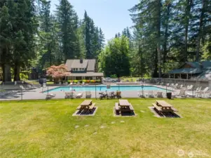 Pool and clubhouse