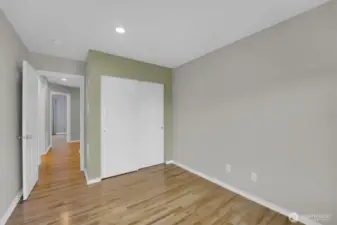 All the bedrooms have closet organizers