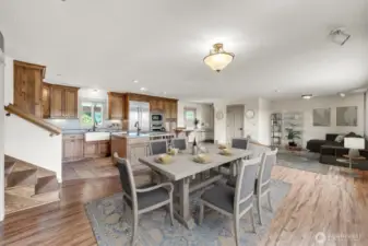 living area main floor virtual staging.