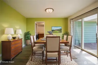 Staged Dining Room