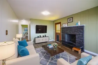 Staged Family Room