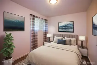 Staged Bedroom