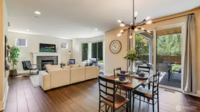 This open floor plan is made for everyday living and hosting all year long!