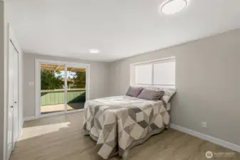 Bedroom on main level