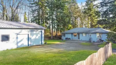 Easy parking right up next to the house or ADU