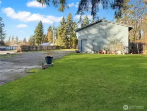 Spacious parking and storage