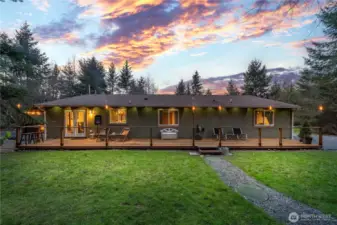 New deck is great for entertaining