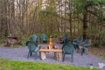 Fire pit area
