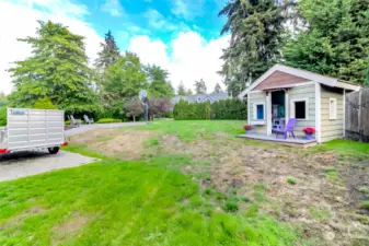 Play house and boat trailor parking