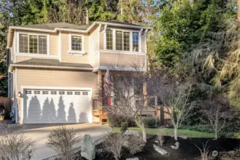 The home’s lush landscaping creates a peaceful setting & walkable distance to Gig Harbor waterfront, shopping, breweries & Cushman Trail.