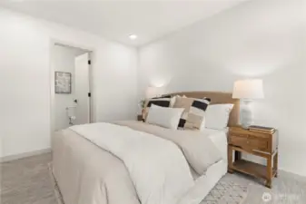 Photos are of similar staged model home.