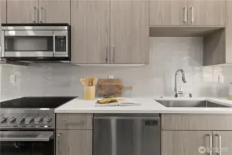 Photos are of similar staged model home.