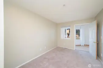Bedroom #2 looking into sun room