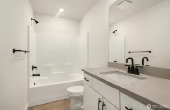 Guest bth-not actual home. Model to demonstrate similar floor plans & features.