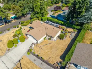 Large fully fenced yard