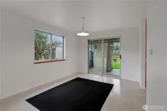 Dining area off kitchen.