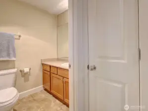 Linen Closet and Bath