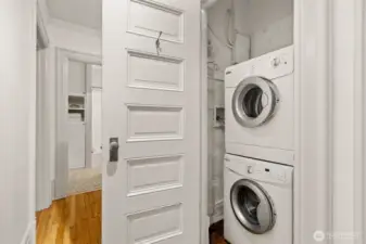 In unit washer and dryer