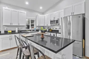 New kitchen large island