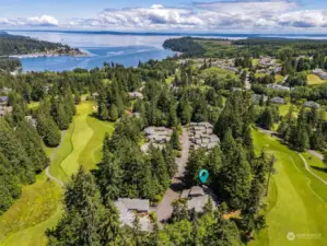 This beautiful home offers peaceful, worry free living!  HOA maintains: landscaping, exterior building maintenance,roofs/gutters,decks/railings,walkways,private road maint & garbage.  This community is prefectly located close to shopping, marina, golf course and amenities, walking trails and much more.