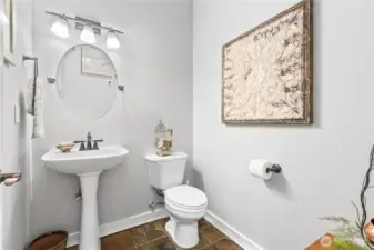 Main floor powder room