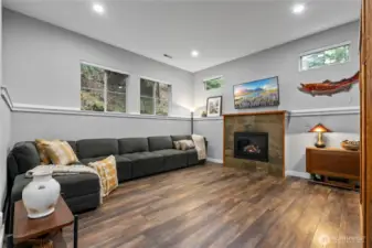 Lower level den