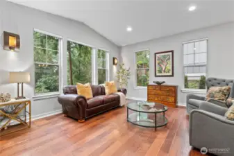 Beautiful natural light throughout