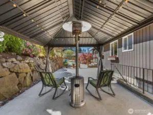 covered outdoor patio for year round enjoyment