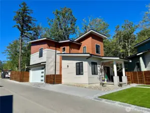 Alley access to garage with lots of privacy