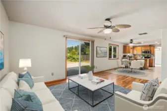 Family Room *virtually staged*