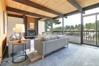 Living room view